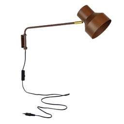 Luminária de Parede Arandela Articulada Hellen Marrom Cortem - 4