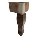 Ver imagem 3 de Kit C/ 4 Un. Pés Estilo Luiz Xv C/ Canto Cunha P/ Móveis Embuia