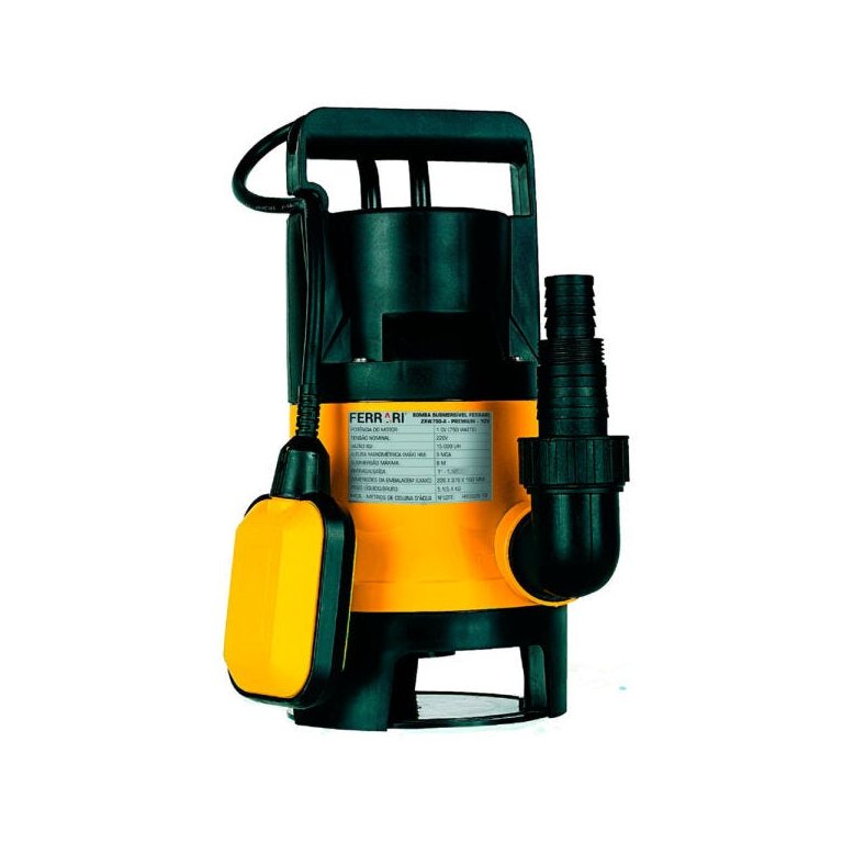 Bomba D'Água Submersível Ferrari Zxw750A-Premium 1Cv - 220V