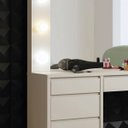 Ver imagem 4 de Camarim Berlim 5 Gavetas com Espelho Mavaular:off White