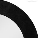 Ver imagem 6 de Espelho Decorativo Madrid Corino 90cm Redondo Preto