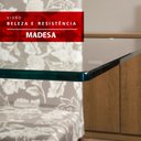 Ver imagem 6 de Conjunto Sala de Jantar Madesa Moni Mesa Tampo de Vidro com 2 Cadeiras Rustic/Preto/Sintético Preto