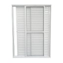 Ver imagem 1 de Porta Balcão 3 Folhas Móveis Alumínio Branco Linha 25:210 x 150