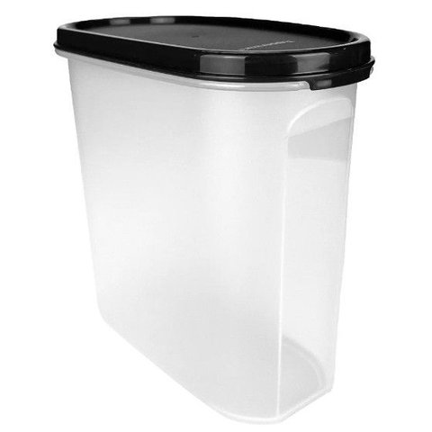 Modular Oval 1,7 Litros Tampa Preta Tupperware
