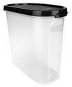 Ver imagem 1 de Modular Oval 1,7 Litros Tampa Preta Tupperware