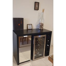 Barzinho Adega com Bancada para Frigobar / Cervejeira/ Adega. - 1