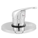 Ver imagem 2 de Misturador Monocomando Chuveiro Banheira Metal Completo 1/2":Cromado