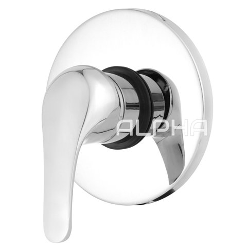 Misturador Monocomando Chuveiro Banheira Metal Completo 1/2":Cromado