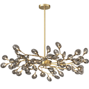 Ver imagem 1 de Lustre Teto 110cm Ramos de Árvore 54 Leds Luminária Metal Dourado Gimpo Ra-54-gold-ash
