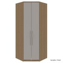 Ver imagem 1 de Guarda Roupa Modulado 02 Portas 245cm 02 Gavetas Canto Closet Setiba
