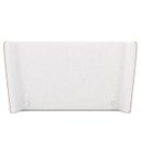 Ver imagem 5 de Cabeceira Cama Box Casal 140cm Nicea P02 Bouclê Off/caramelo - Mpozenato