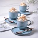 Ver imagem 2 de Xícara de Chá Empilhável 230ml com Pires Linhas Breeze Porto Brasil Café Mesa Posta
