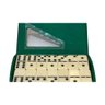 Jogo Dominó Profissional Osso Estojo 28 Peças Reforçadas Kit - 8