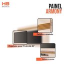 Ver imagem 2 de Painel Suspenso Armony Off White Cinamomo com Mesa de Centro Cadenza Off White Cinamomo - HB Móveis