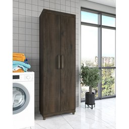 Multi-uso Duas Portas, Moderno, Compacto para Vários Ambientes - Nogal - 2
