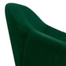 Kit 2 Poltronas Giovana Suede Pés Palito Castanho D'Rossi - Verde - 7