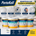 Ver imagem 4 de Kit 4 Rejunte Multiuso Epóxi Branco Porto Koll 1kg