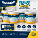 Ver imagem 1 de Kit 4 Rejunte Multiuso Epóxi Branco Porto Koll 1kg