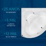 Banheira de Canto Angulo com Hidro em Acrílico - 127v - 5
