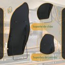 Ver mais imagens de Espelho Grande Corpo Inteiro com Moldura Metal Orgânico 170x70cm com Suporte de Chão