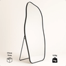 Espelho Grande Corpo Inteiro com Moldura Metal Orgânico 170x70cm com Suporte de Chão - 6