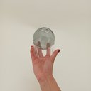 Ver imagem 5 de Vaso Decorativo de Vidro Cinza 10x10x10cm Enfeite Sala Mesa Estante Aparador