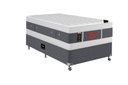 Ver imagem 1 de Cama Box + Colchão Castor Solteiro Plush Light Stress Double Face Pocket 96x203x63cm