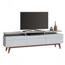 Ver imagem 1 de Rack Classic +3g 2.2 Branco Acetinado - Imcal Móveis