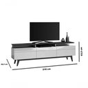 Ver imagem 5 de Rack Classic +3g 2.2 Branco Acetinado - Imcal Móveis