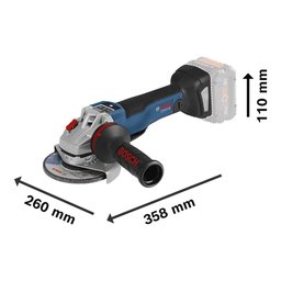 Esmerilhadeira Bosch GWS 18V-10PSC Sem baterias e carregador - 4 Esmerilhadeira Bosch GWS 18V-10PSC Sem baterias e carregador - 4