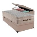 Ver imagem 1 de Cama Box Baú Airtech Solteiro Colchão de Molas Ensacadas Ortobom 88x188x60cm