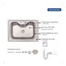 Cuba para Pia de Cozinha Inox Gourmet Tramontina - 2