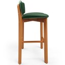 Ver mais imagens de Kit 2 Banqueta Alta para Cozinha Sala de Jantar Bar Dara L02 Couríssimo Verde Musgo - Lyam Decor
