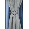 Cortina Gaze De Linho Forro Blackout 9,00x2,70m Sala E Quarto Cinza - 4