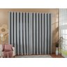 Cortina Gaze De Linho Forro Blackout 9,00x2,70m Sala E Quarto Cinza - 3
