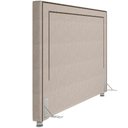 Ver imagem 4 de Cabeceira Cama Box Casal King 195 Cm P05 Berlim Linho Bege Claro - Lyam Decor