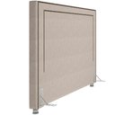 Ver imagem 5 de Cabeceira Cama Box Casal King 195 cm P05 Berlim Linho Cru - Lyam Decor