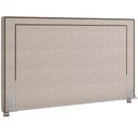 Ver imagem 1 de Cabeceira Cama Box Casal King 195 Cm P05 Berlim Linho Bege Claro - Lyam Decor