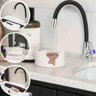 Torneira Cozinha Silicone Flexivel Gourmet 360 Metal Cromado Pia Bancada Mesa Articulado Resistente  - 9