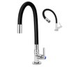 Torneira Cozinha Silicone Flexivel Gourmet 360 Metal Cromado Pia Bancada Mesa Articulado Resistente  - 1