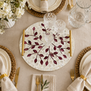 Ver mais imagens de Bandeja Decorativa Madreperola Redonda com Alça 30x4,5cm