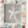 Quadro Decorativo de Madeira Estrela do Mar Adornado de Concha 15cmx15cmx4cm Rojemac - 2