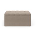 Ver imagem 2 de Calçadeira Baú Navi 90 para Cama de Solteiro Z-006 Sued Capuccino Aradecor