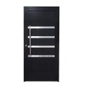 Ver imagem 1 de Porta Lambril de Alumínio Preto 210 x 80 com Puxador e Friso Linha 30 - Esquerda