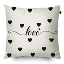 Ver imagem 3 de Composição / Kit 3 itens - Manta Love - Almofadas 40cm x 40cm e 35cm x 50cm - Manta 135x200cm