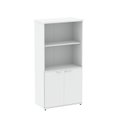 Ver imagem 3 de Armário Misto para Escritório com Nicho e Portas com Chave 159,6cm P25 Pandin Branco