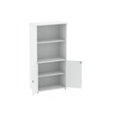 Ver imagem 5 de Armário Misto para Escritório com Nicho e Portas com Chave 159,6cm P25 Pandin Branco
