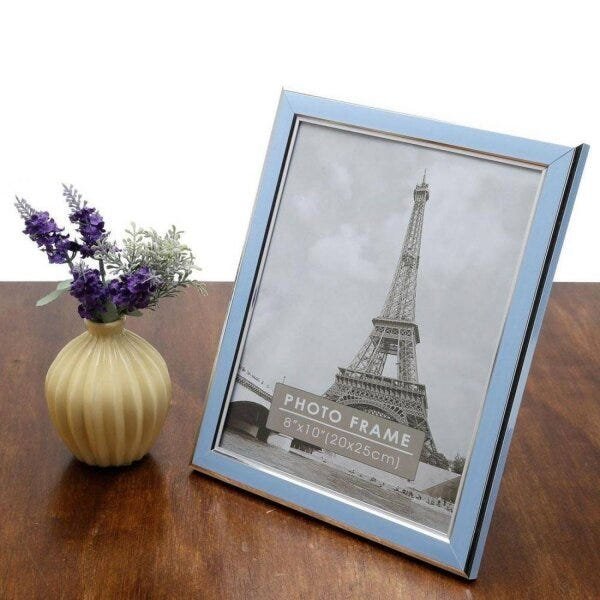 Porta Retrato de Plástico Clean 15cmx20cm Blue Rojemac - 4