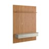 Painel para Tv 55 Polegadas Home Antares Ripado 3 Gavetas Prateleira:cinamomo/off White - 4
