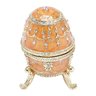 Porta Joias de Zamac Ovo Jebergé Gold 4,2cmx4,2cmx7cm Rojemac - 1